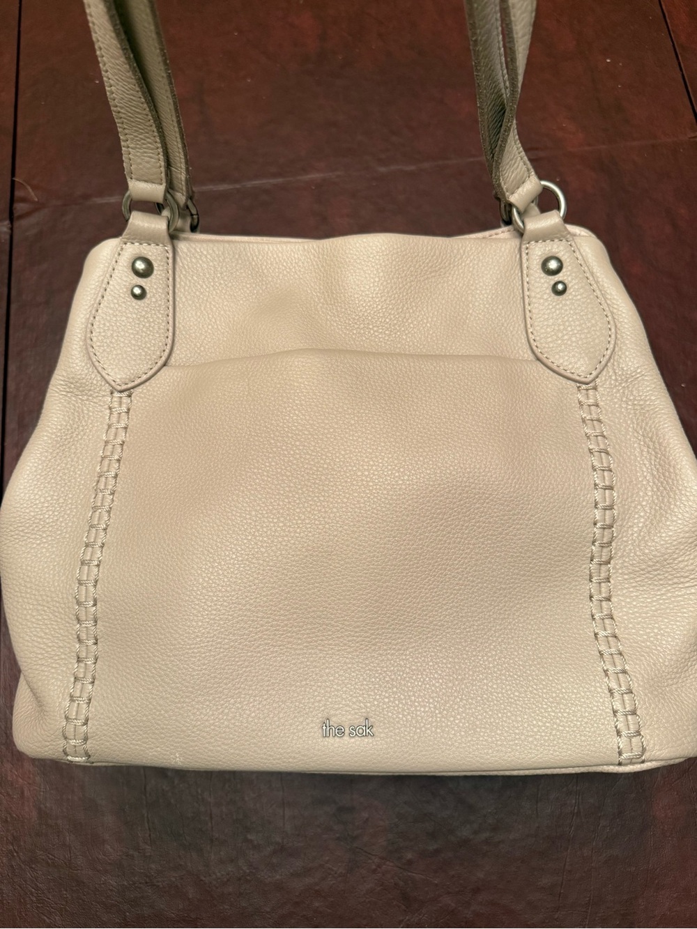 the sak Pebbled Leather Melrose Satchel